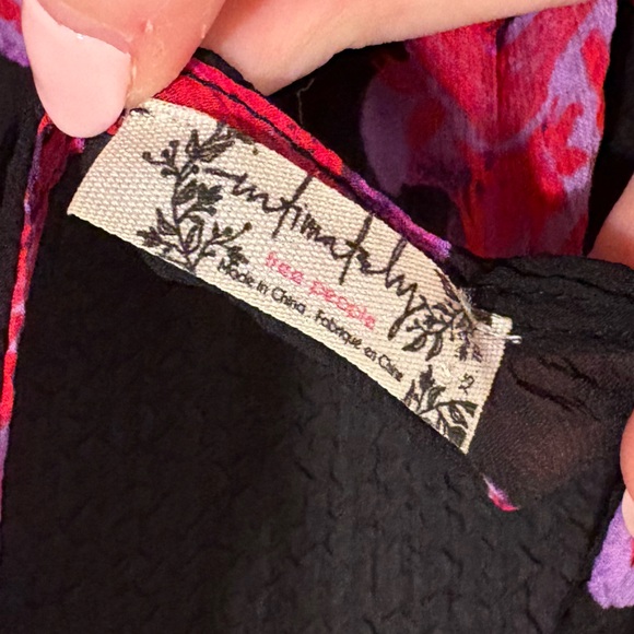 Free People Symphony Printed Slip Dress Size XS - Picture 3 of 6